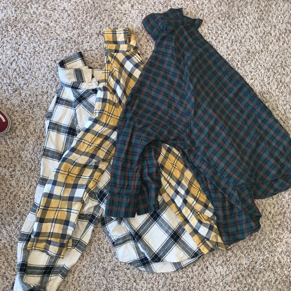 American Eagle Outfitters Tops - ⭐️BUNDLE⭐️ of 3 American Eagle Flannels (S L/1 Size Fits All)